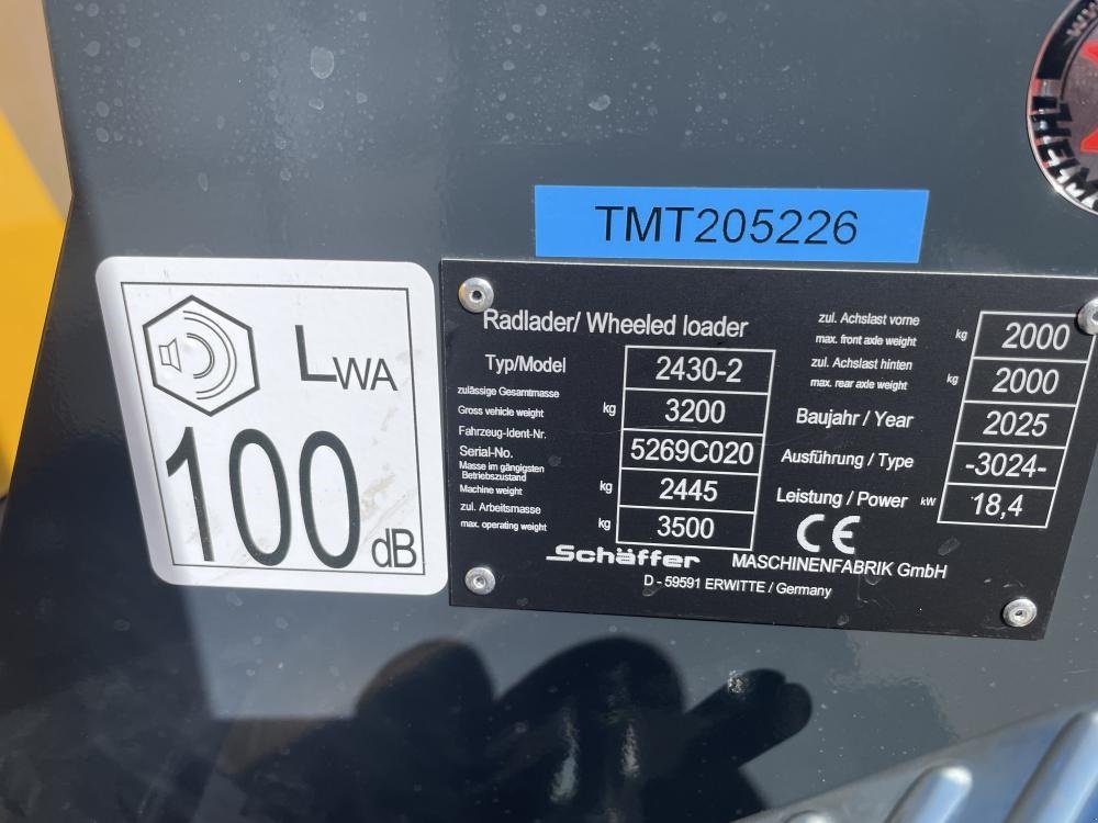 Kompaktlader του τύπου Schäffer Schäffer 2430 Nordic HD, gul, Gebrauchtmaschine σε Dronninglund (Φωτογραφία 8)