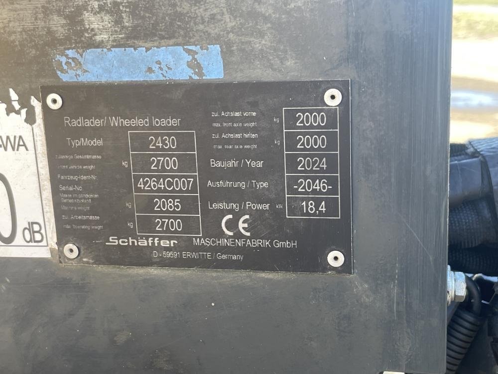 Kompaktlader za tip Schäffer Schaffer 2430 med centralsmørring., Gebrauchtmaschine u Dronninglund (Slika 8)