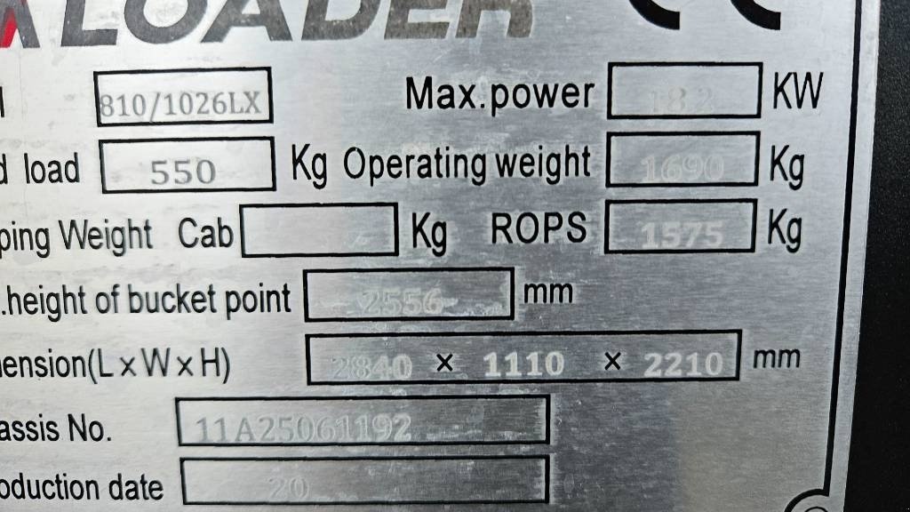 Kompaktlader van het type Sonstige 1026LX, Gebrauchtmaschine in Ringe (Foto 12)