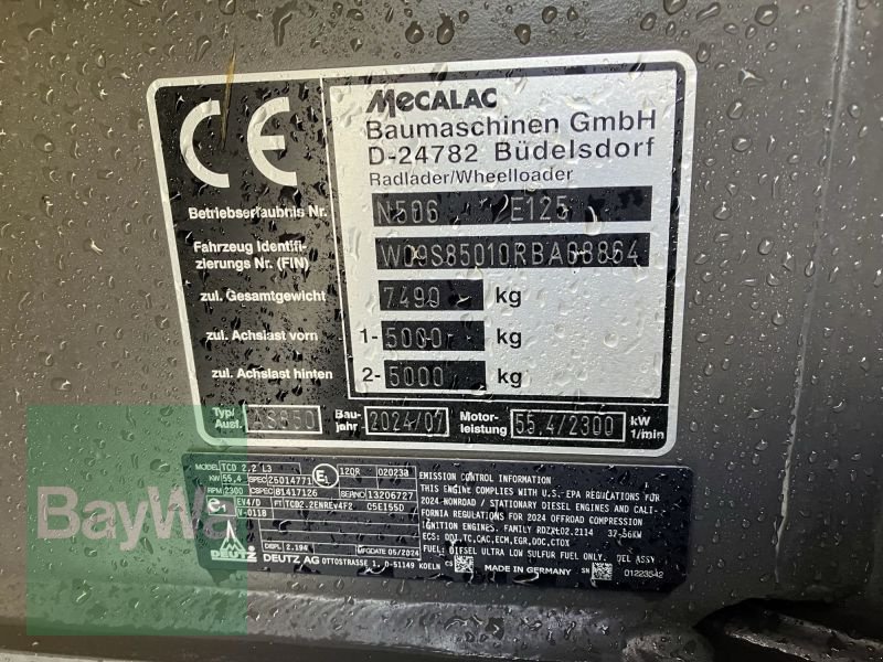 Kompaktlader typu Sonstige AS 850 MECALAC Schwenklader, Neumaschine v Fürstenfeldbruck (Obrázek 8)