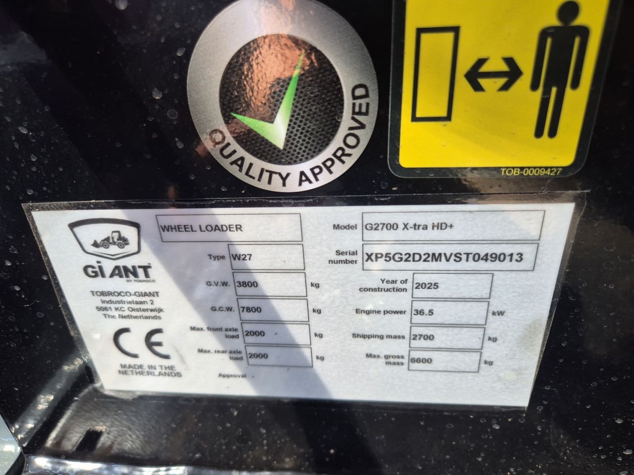 Kompaktlader of the type Sonstige Giant G2700HD, Neumaschine in Nijeveen (Picture 10)