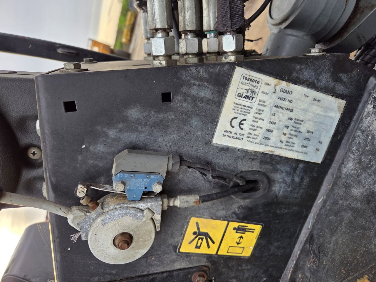 Kompaktlader des Typs Sonstige Giant V452T HD, Gebrauchtmaschine in Oirschot (Bild 5)