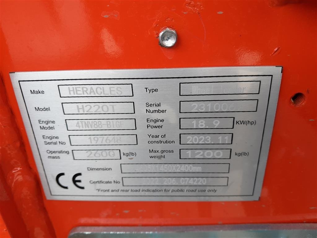 Kompaktlader of the type Sonstige H220, Gebrauchtmaschine in Rødekro (Picture 10)