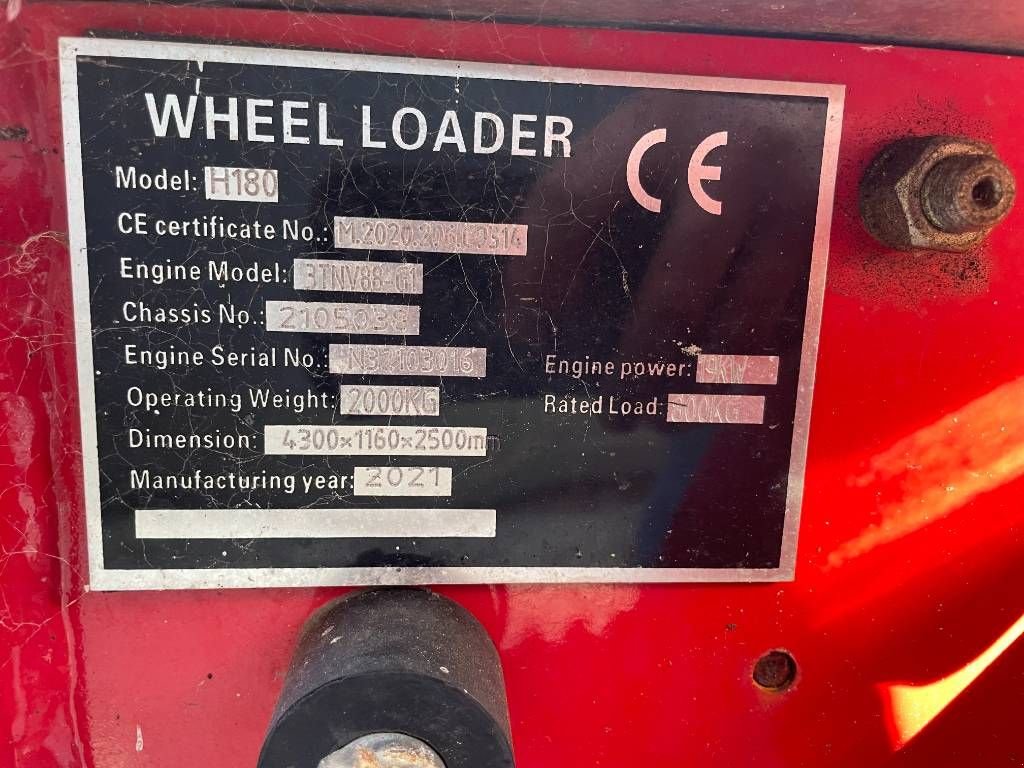 Kompaktlader Türe ait Sonstige Hercules H180 shovel loader, Gebrauchtmaschine içinde Udenhout (resim 3)