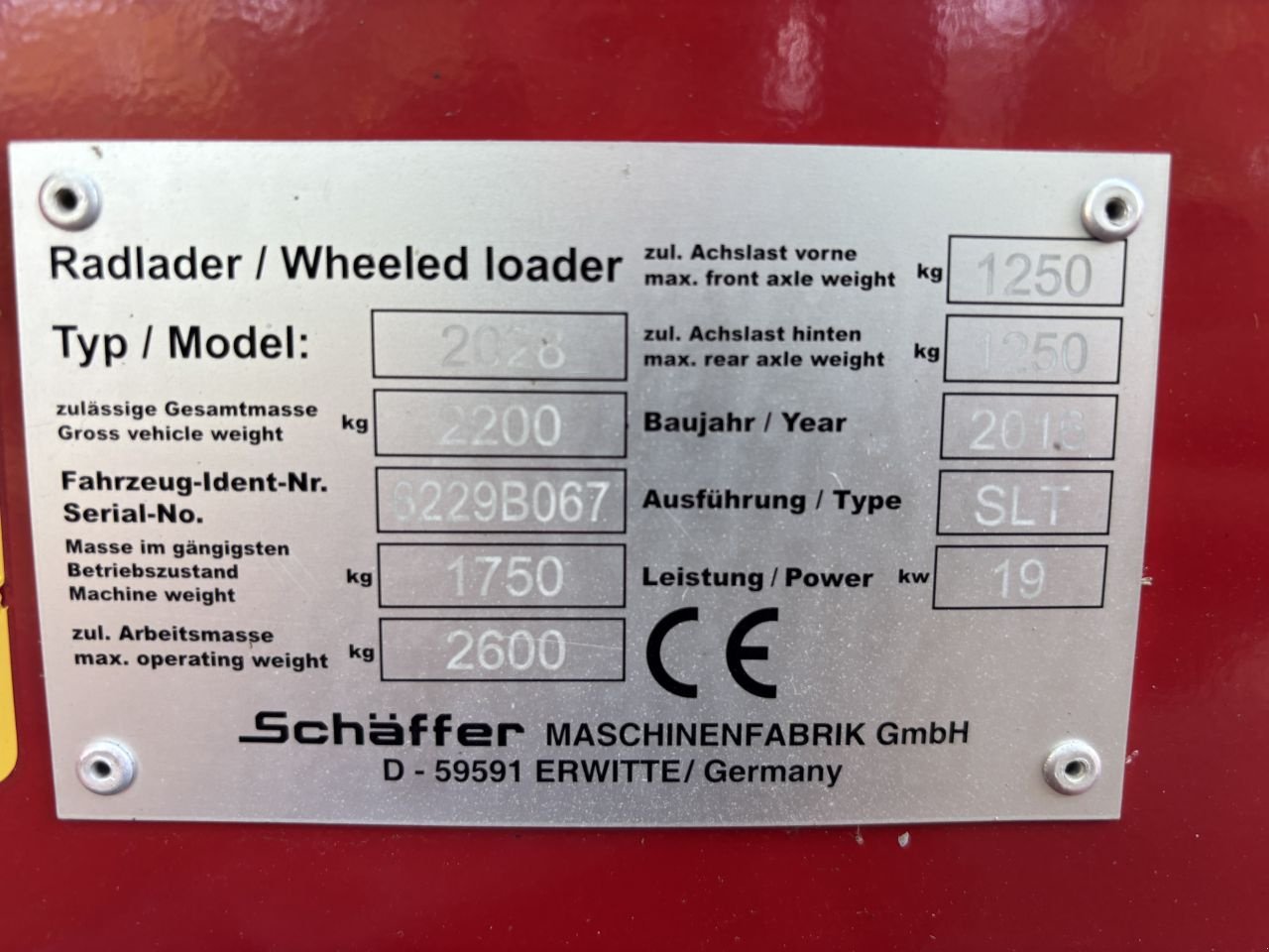 Kompaktlader des Typs Sonstige Schaffer 2028, Gebrauchtmaschine in Eersel (Bild 11)