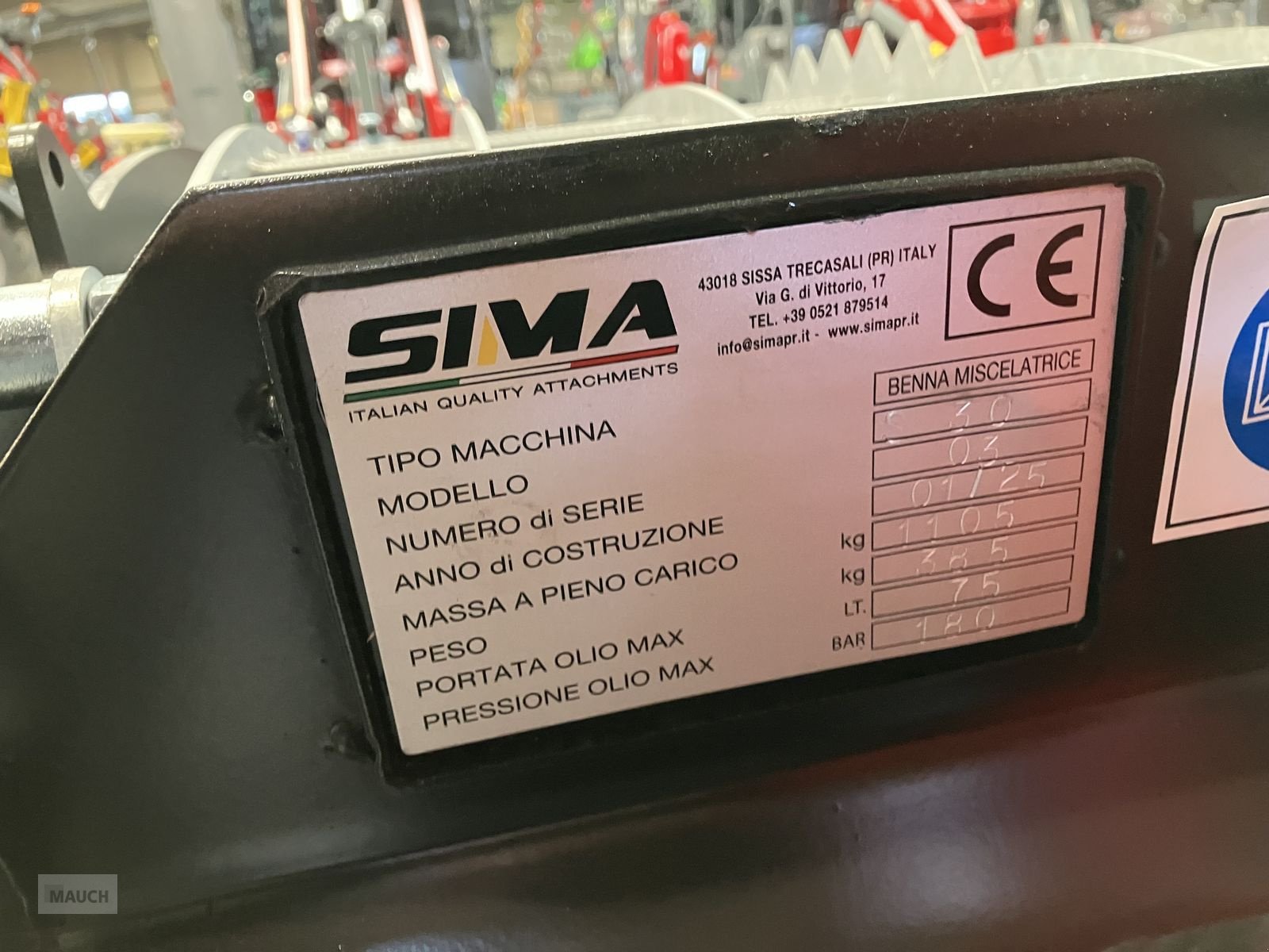 Kompaktlader des Typs Sonstige SIMA Betonmischschaufel S25, Neumaschine in Burgkirchen (Bild 7)