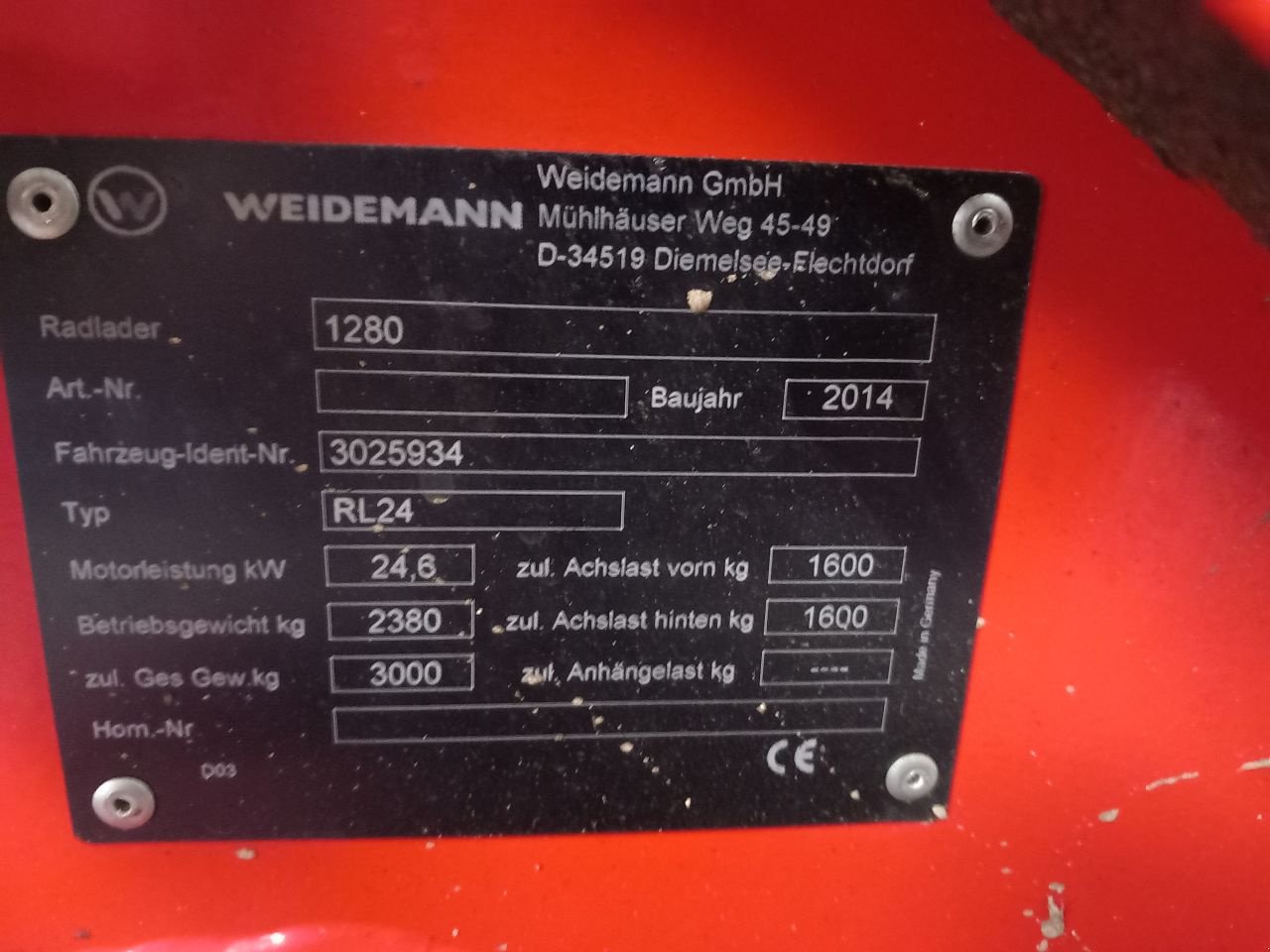 Kompaktlader tip Sonstige Weidemann 1280, Gebrauchtmaschine in Barneveld (Poză 3)
