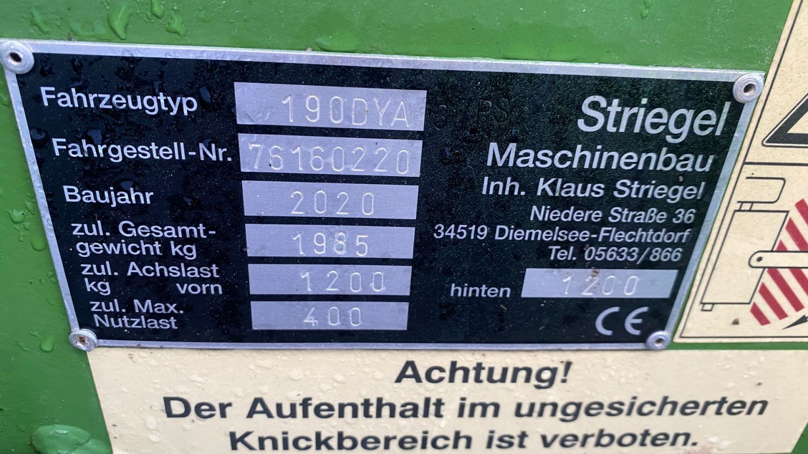 Kompaktlader del tipo Striegel 190Dy/a, Gebrauchtmaschine en Holstebro (Imagen 5)