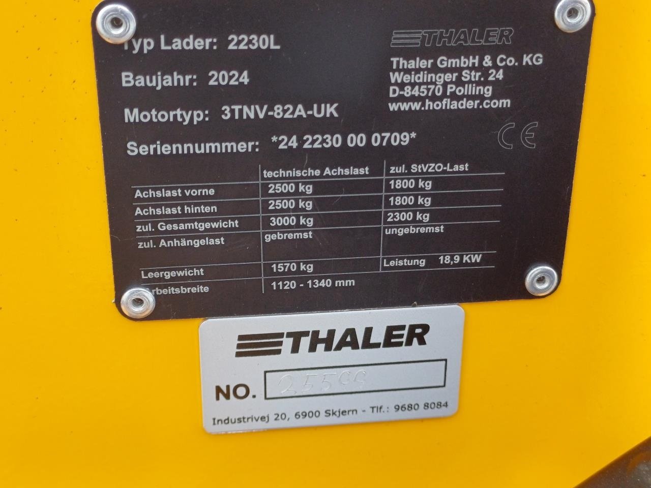 Kompaktlader of the type Thaler 2230L, Gebrauchtmaschine in Skjern (Picture 9)