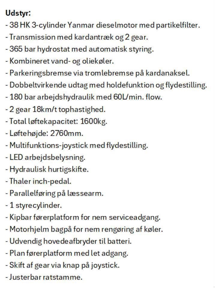 Kompaktlader of the type Thaler 2438L CAB, Gebrauchtmaschine in Skjern (Picture 9)