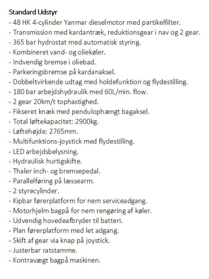 Kompaktlader tip Thaler 3448S CAB, Gebrauchtmaschine in Skjern (Poză 9)