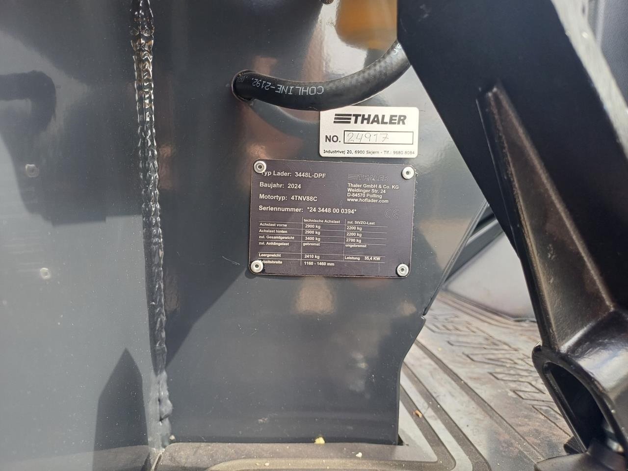 Kompaktlader του τύπου Thaler 3448S CAB, Gebrauchtmaschine σε Skjern (Φωτογραφία 8)