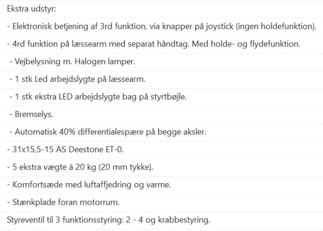 Kompaktlader of the type Thaler 48T18-DPF, Gebrauchtmaschine in Skjern (Picture 5)