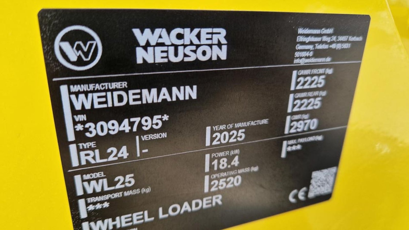 Kompaktlader tipa Wacker Neuson WL25, Gebrauchtmaschine u Vrå (Slika 14)