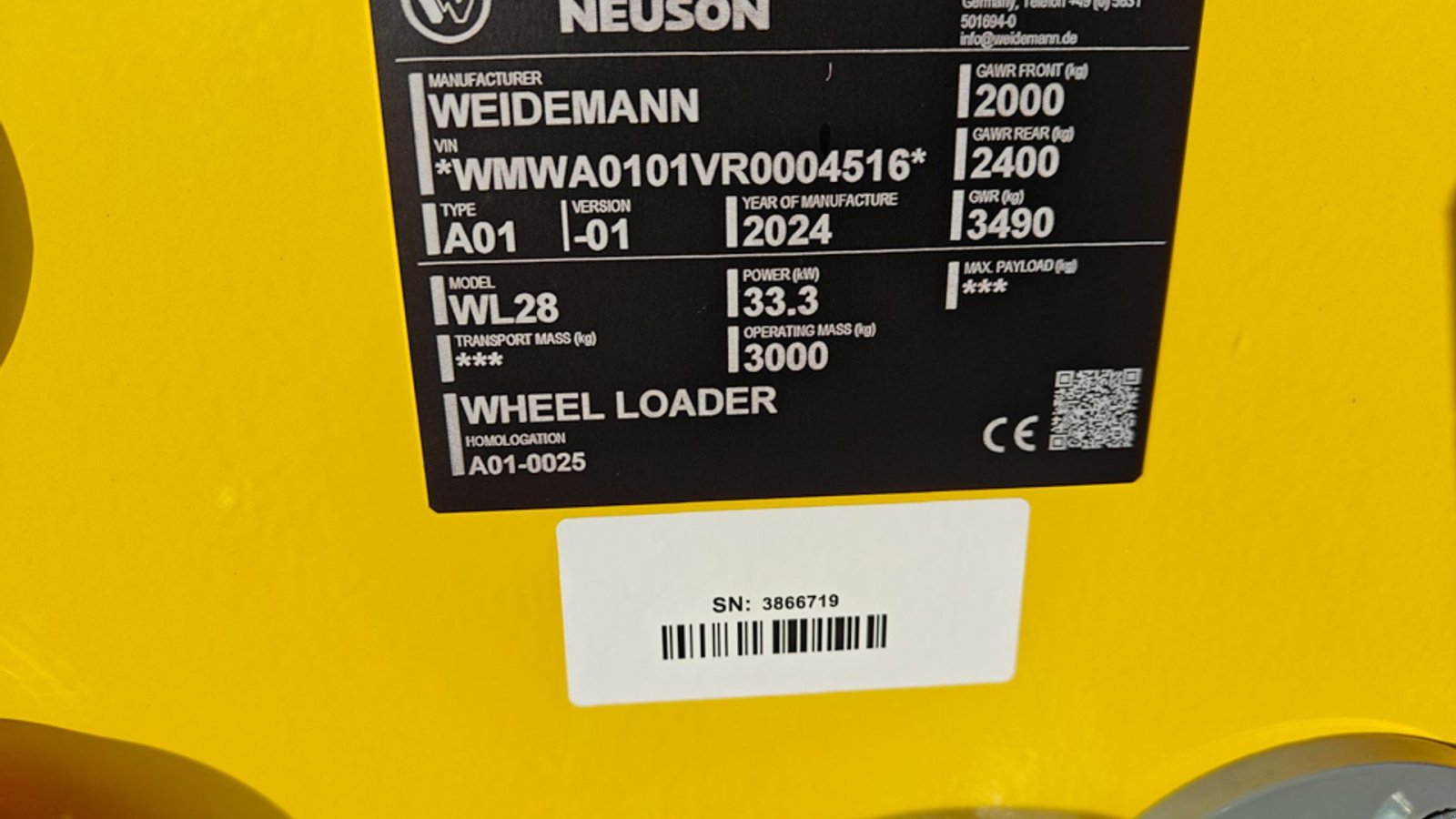 Kompaktlader tip Wacker Neuson WL28, Gebrauchtmaschine in Vrå (Poză 17)