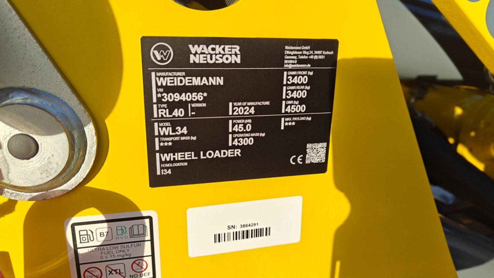 Kompaktlader του τύπου Wacker Neuson WL34, Gebrauchtmaschine σε Vrå (Φωτογραφία 18)