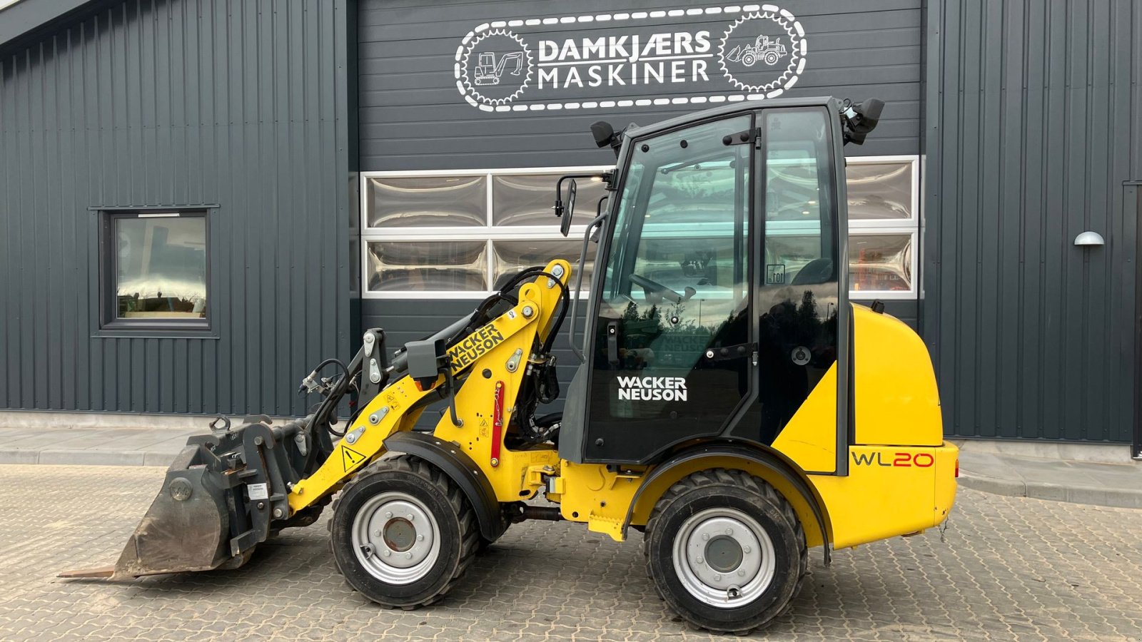 Kompaktlader del tipo Weidemann  1140 PLUS Weidemann 1140plus/wacker WL20 401 timer, Gebrauchtmaschine In Horsens (Immagine 2)
