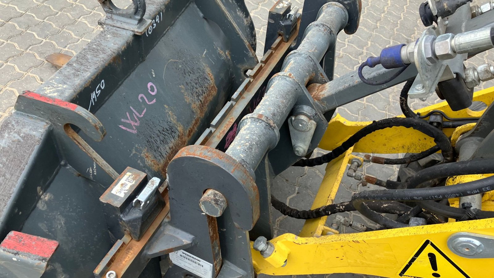 Kompaktlader del tipo Weidemann  1140 PLUS Weidemann 1140plus/wacker WL20 401 timer, Gebrauchtmaschine In Horsens (Immagine 8)