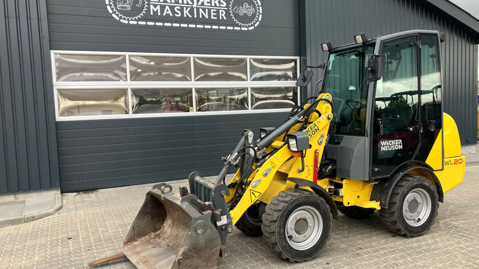 Kompaktlader del tipo Weidemann  1140 PLUS Weidemann 1140plus/wacker WL20 401 timer, Gebrauchtmaschine In Horsens (Immagine 4)