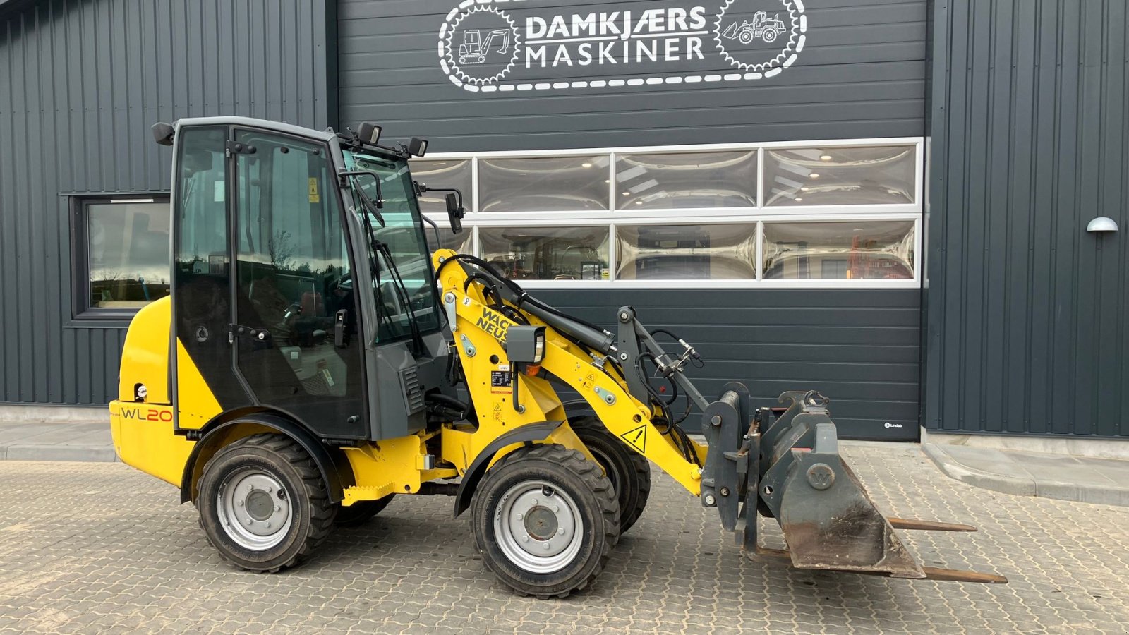Kompaktlader del tipo Weidemann  1140 PLUS Weidemann 1140plus/wacker WL20 401 timer, Gebrauchtmaschine In Horsens (Immagine 1)