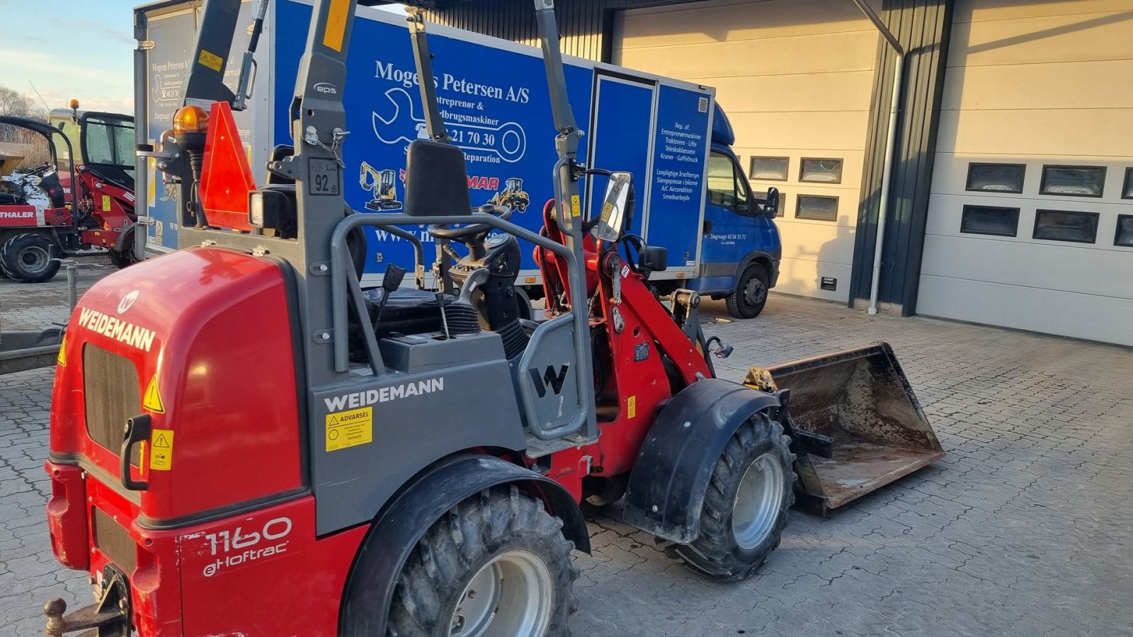 Kompaktlader des Typs Weidemann  1160 e-hoftrac el maskine  1160 E-Hoftrac, Gebrauchtmaschine in Skævinge (Bild 2)