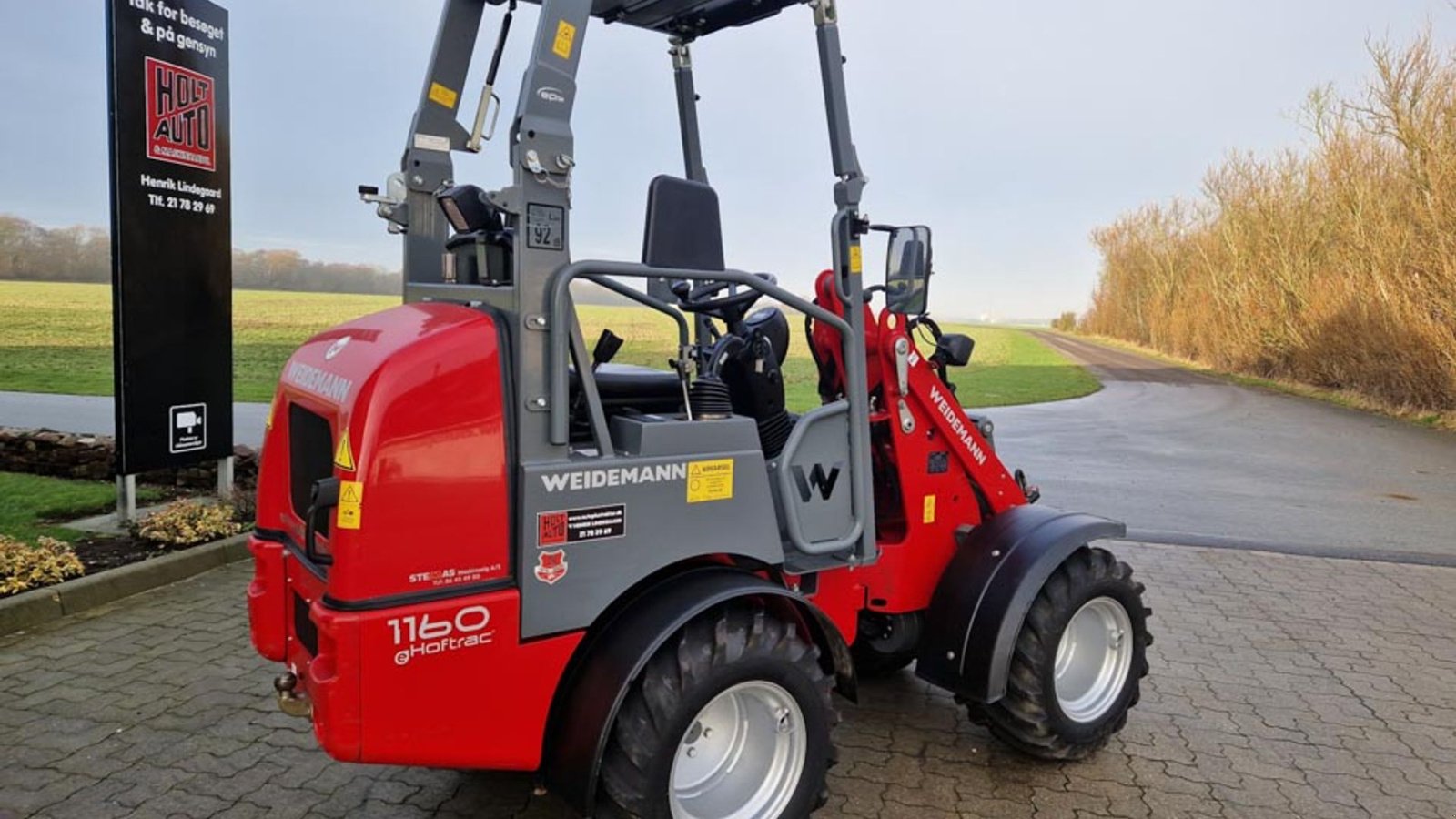 Kompaktlader des Typs Weidemann  1160 E-Hoftrac, Gebrauchtmaschine in Vrå (Bild 3)