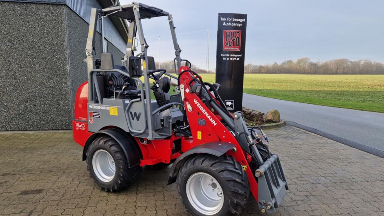 Kompaktlader a típus Weidemann  1160 E-Hoftrac, Gebrauchtmaschine ekkor: Vrå (Kép 1)