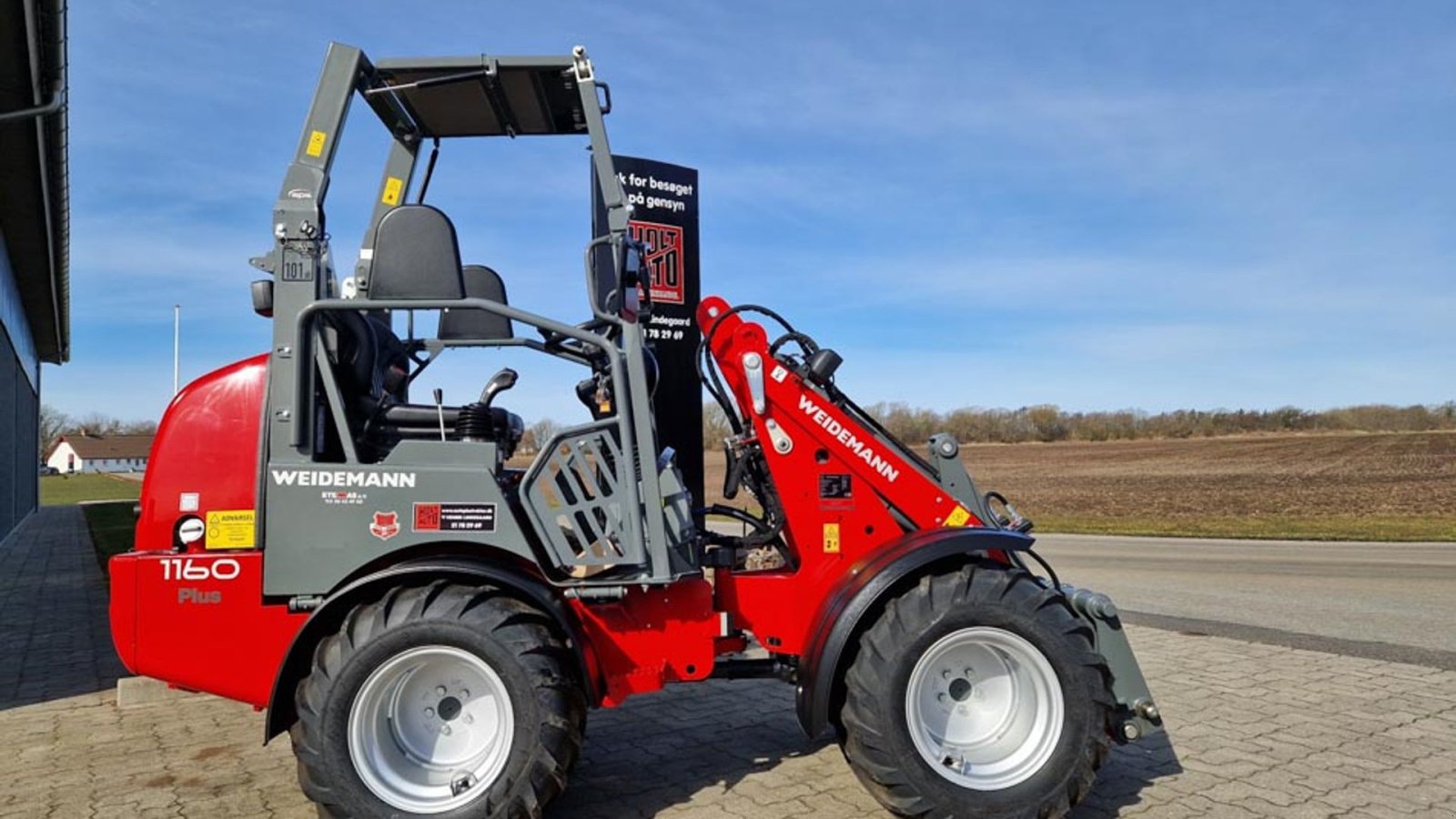 Kompaktlader of the type Weidemann  1160 Plus med EPS klaptag, Gebrauchtmaschine in Vrå (Picture 2)