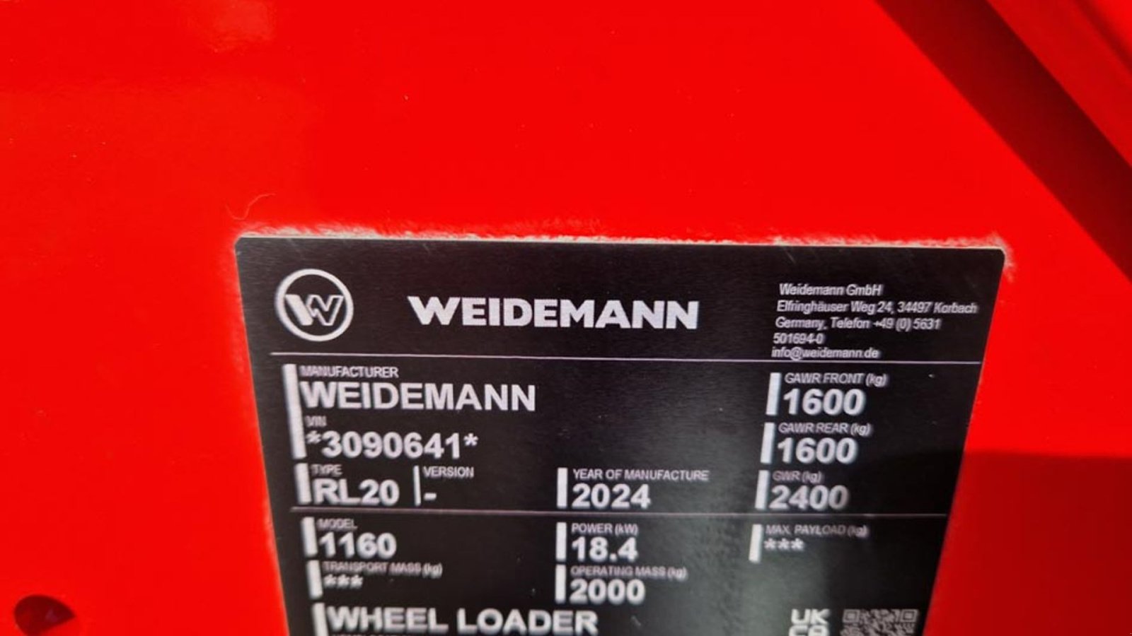 Kompaktlader of the type Weidemann  1160 Plus med EPS klaptag, Gebrauchtmaschine in Vrå (Picture 13)