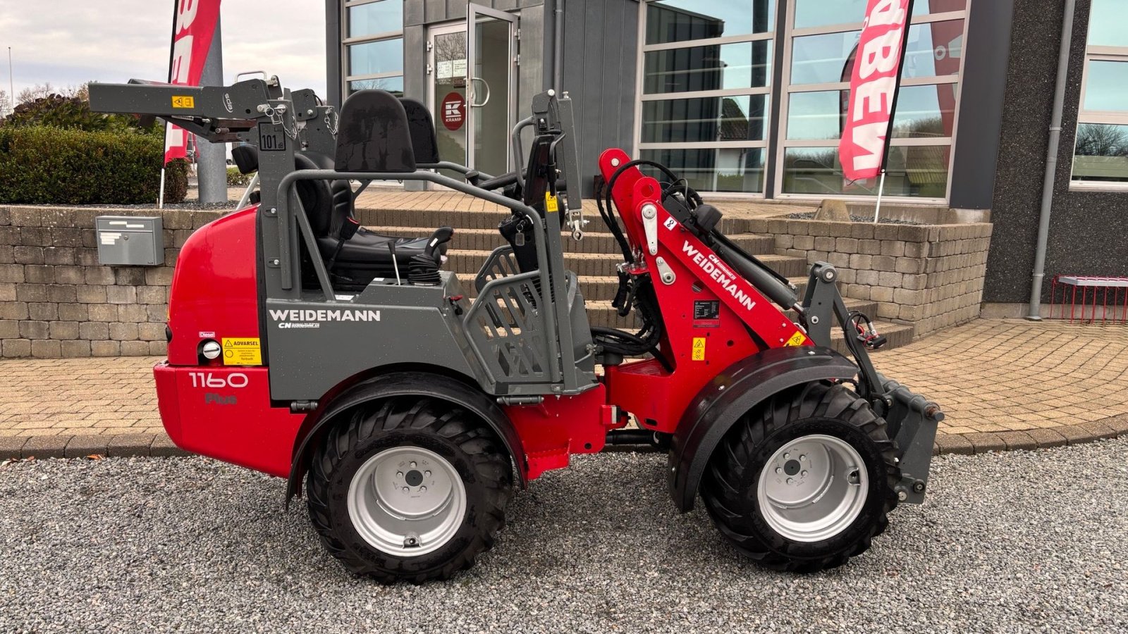 Kompaktlader от тип Weidemann  1160 PLUS På vej ind, Gebrauchtmaschine в Gram (Снимка 9)