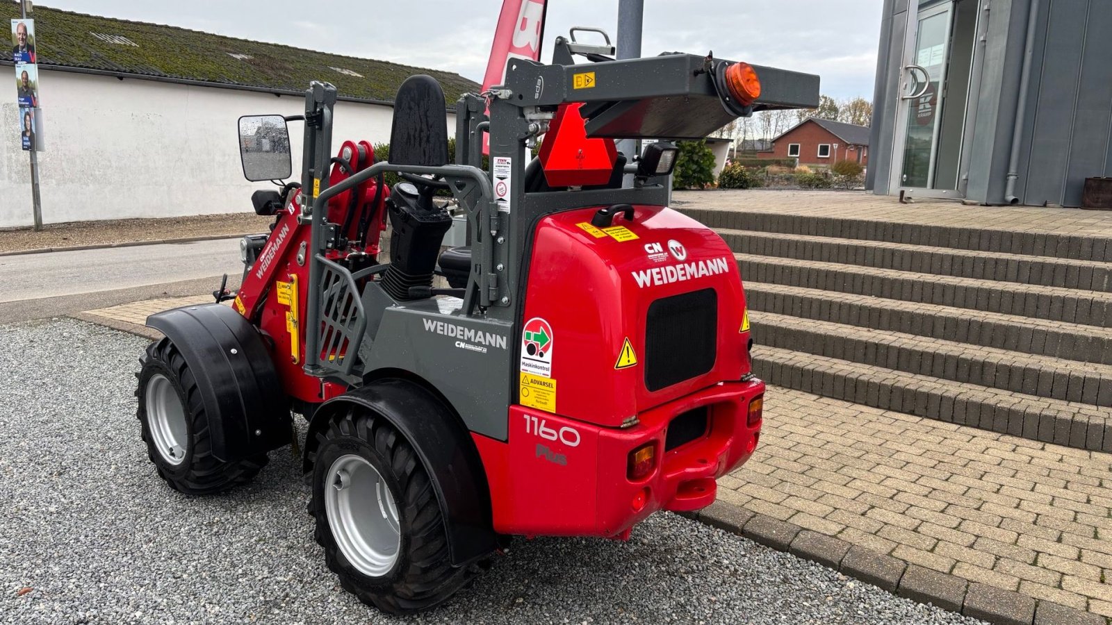 Kompaktlader от тип Weidemann  1160 PLUS På vej ind, Gebrauchtmaschine в Gram (Снимка 4)