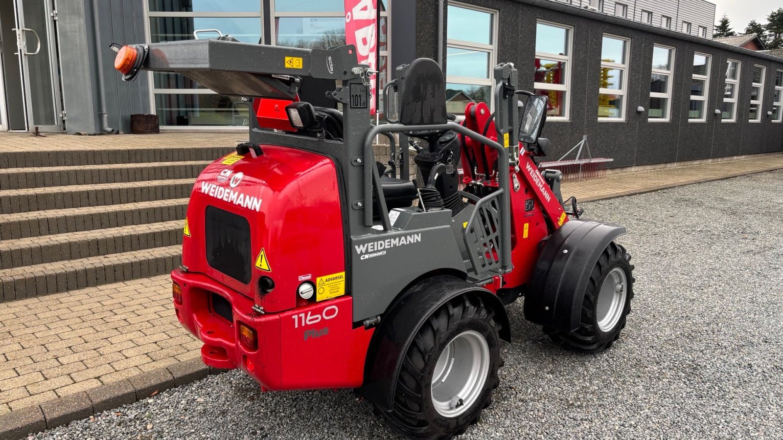 Kompaktlader от тип Weidemann  1160 PLUS På vej ind, Gebrauchtmaschine в Gram (Снимка 8)