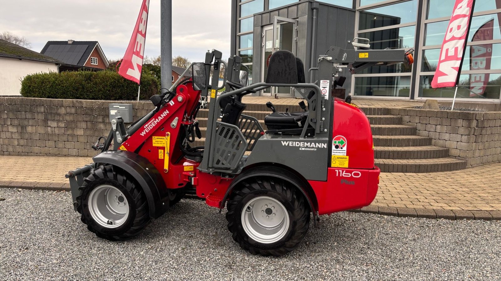 Kompaktlader от тип Weidemann  1160 PLUS På vej ind, Gebrauchtmaschine в Gram (Снимка 3)