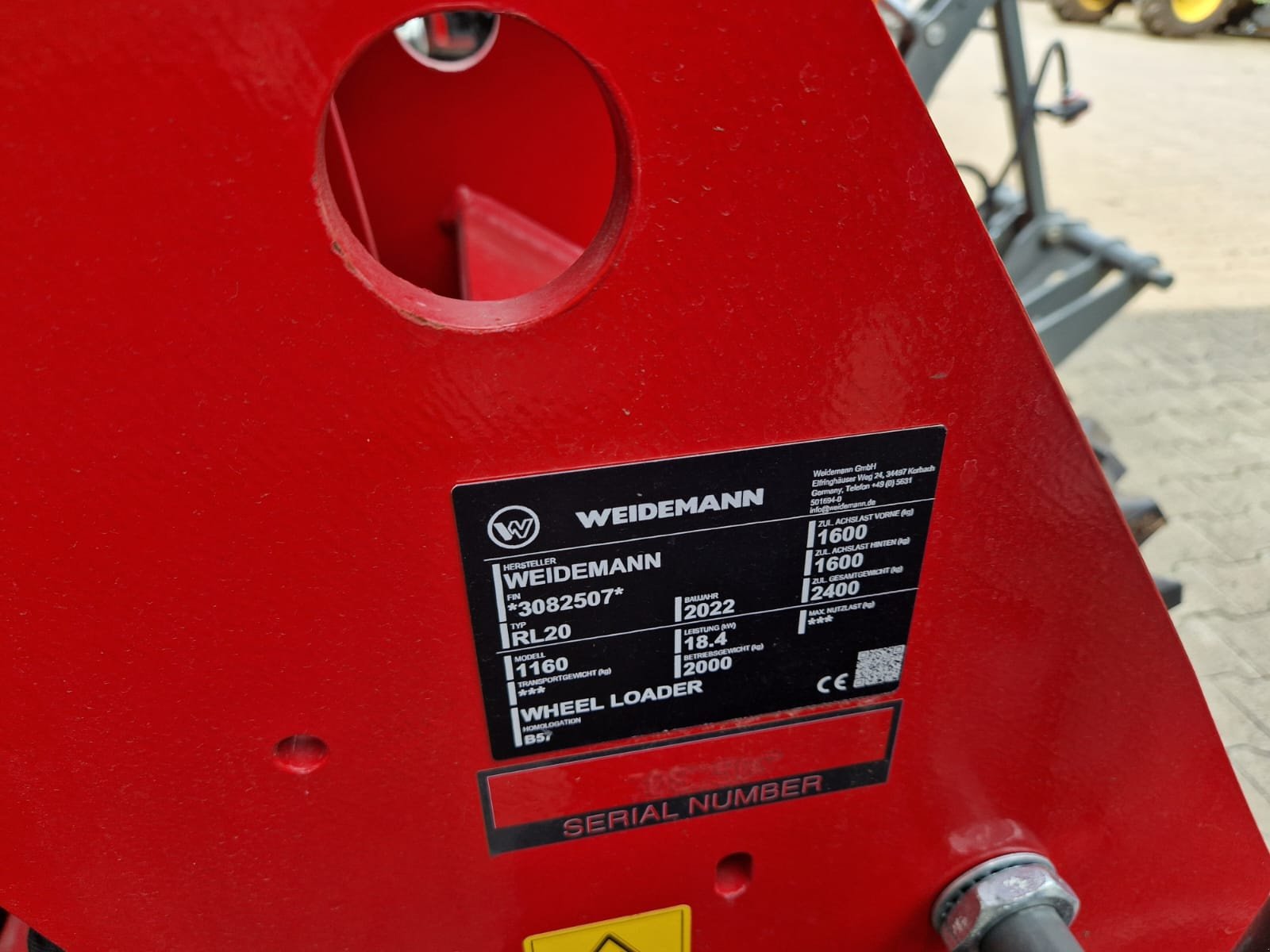 Kompaktlader типа Weidemann  1160, Gebrauchtmaschine в Bad Sobernheim (Фотография 3)