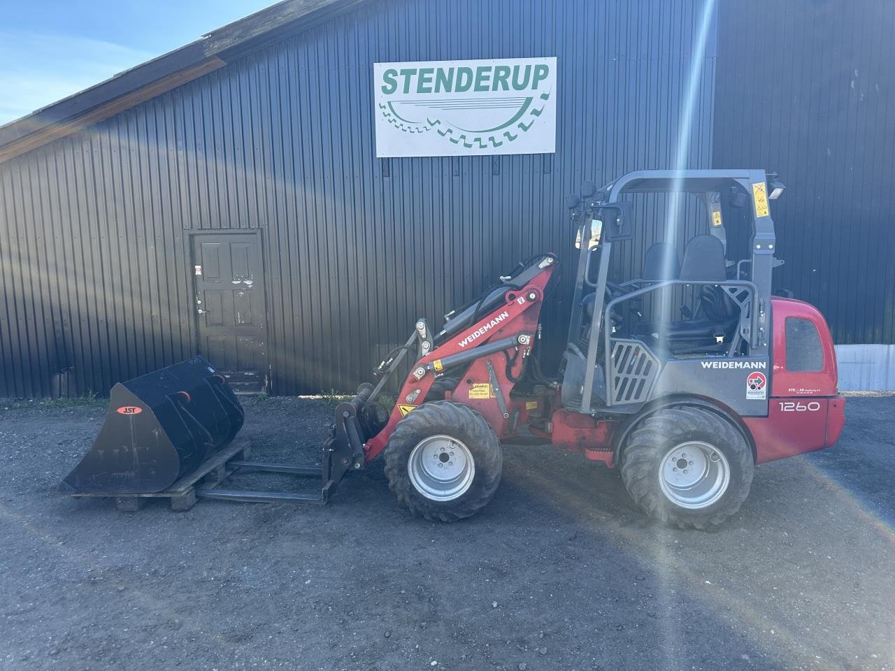 Kompaktlader typu Weidemann  1260, Gebrauchtmaschine v Rødding (Obrázek 1)