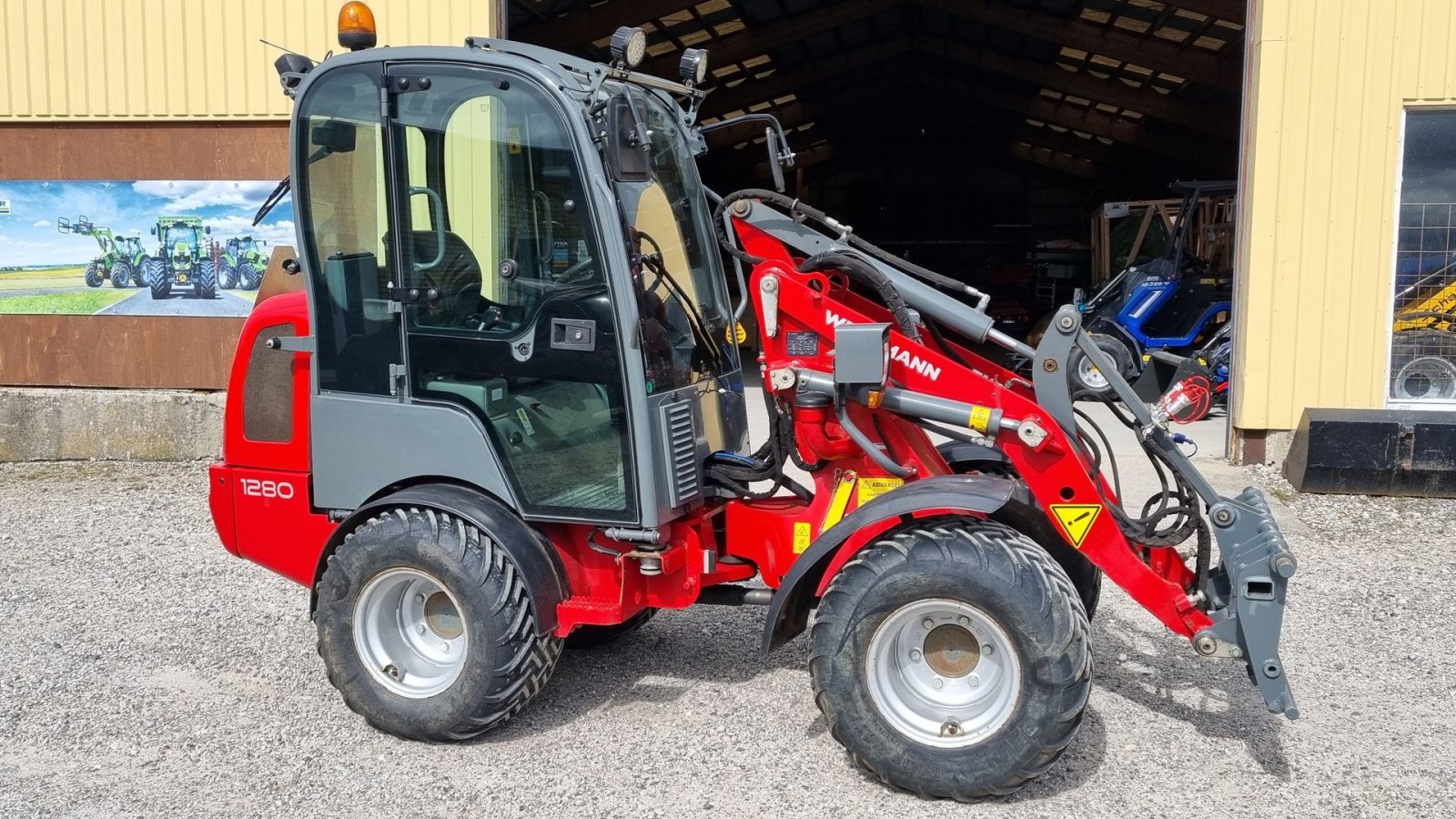 Kompaktlader of the type Weidemann  1280 MED KABINE, Gebrauchtmaschine in Otterup (Picture 1)