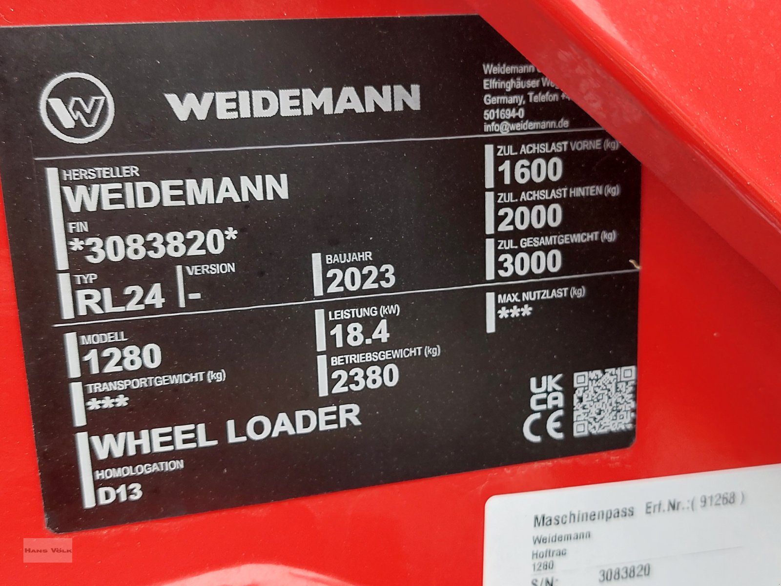 Kompaktlader типа Weidemann  1280, Gebrauchtmaschine в Schwabmünchen (Фотография 10)