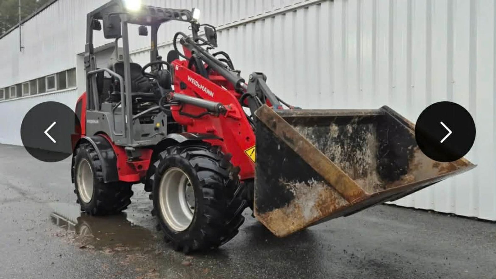 Kompaktlader van het type Weidemann  1370 CX50, Gebrauchtmaschine in Føvling (Foto 1)