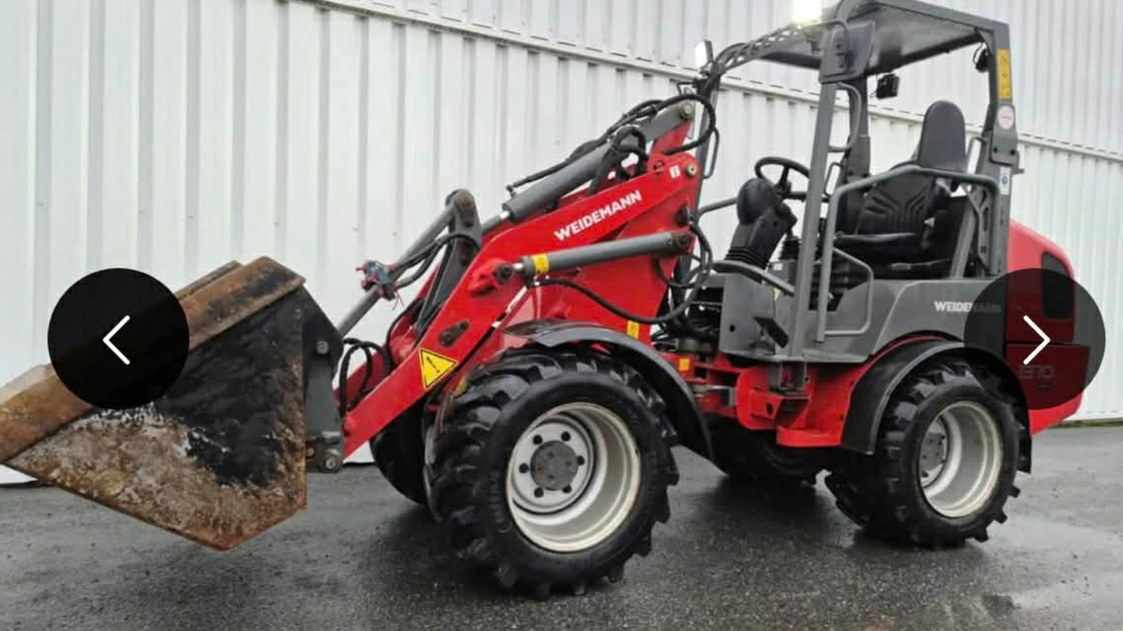 Kompaktlader van het type Weidemann  1370 CX50, Gebrauchtmaschine in Føvling (Foto 2)