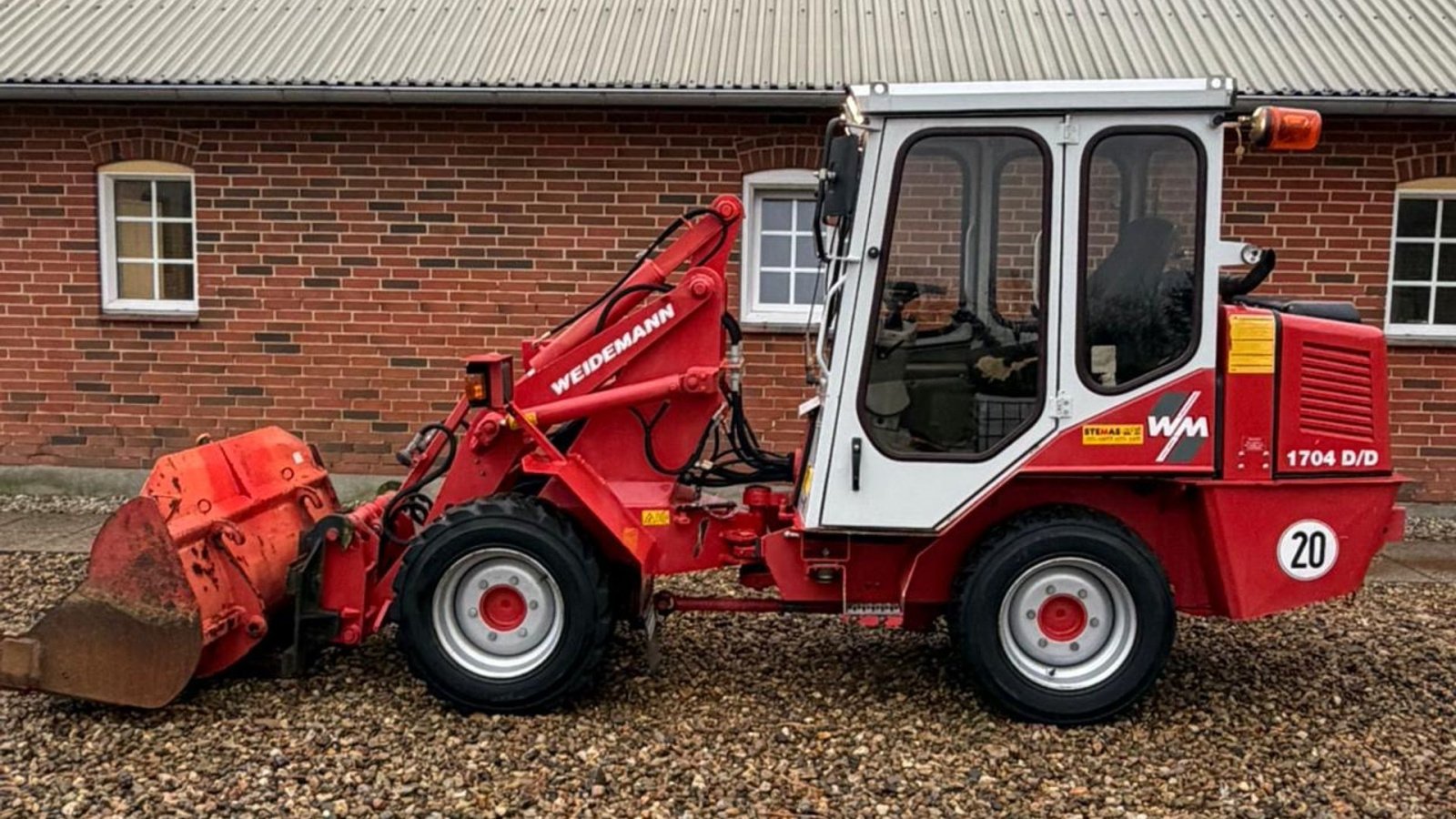 Kompaktlader typu Weidemann  1704, Gebrauchtmaschine w Brørup (Zdjęcie 1)