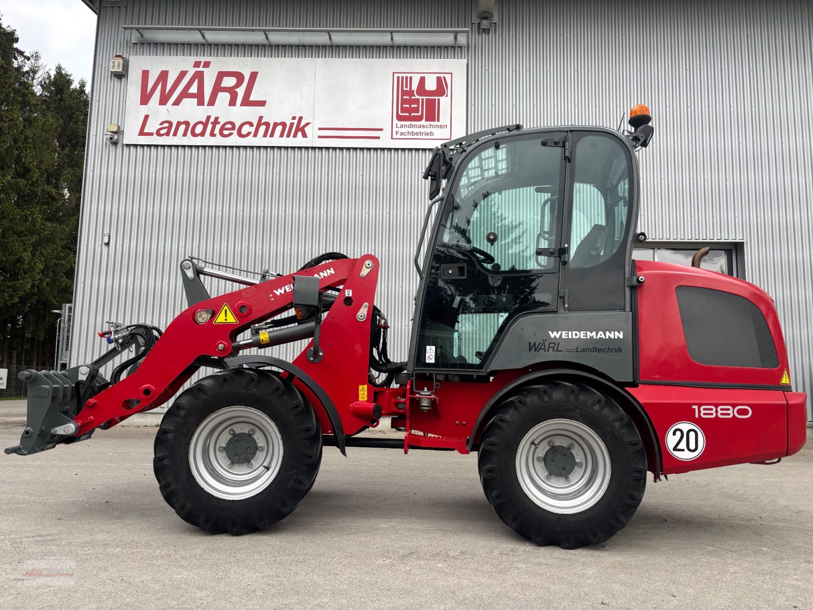 Kompaktlader of the type Weidemann  1880, Gebrauchtmaschine in Mitterscheyern (Picture 1)