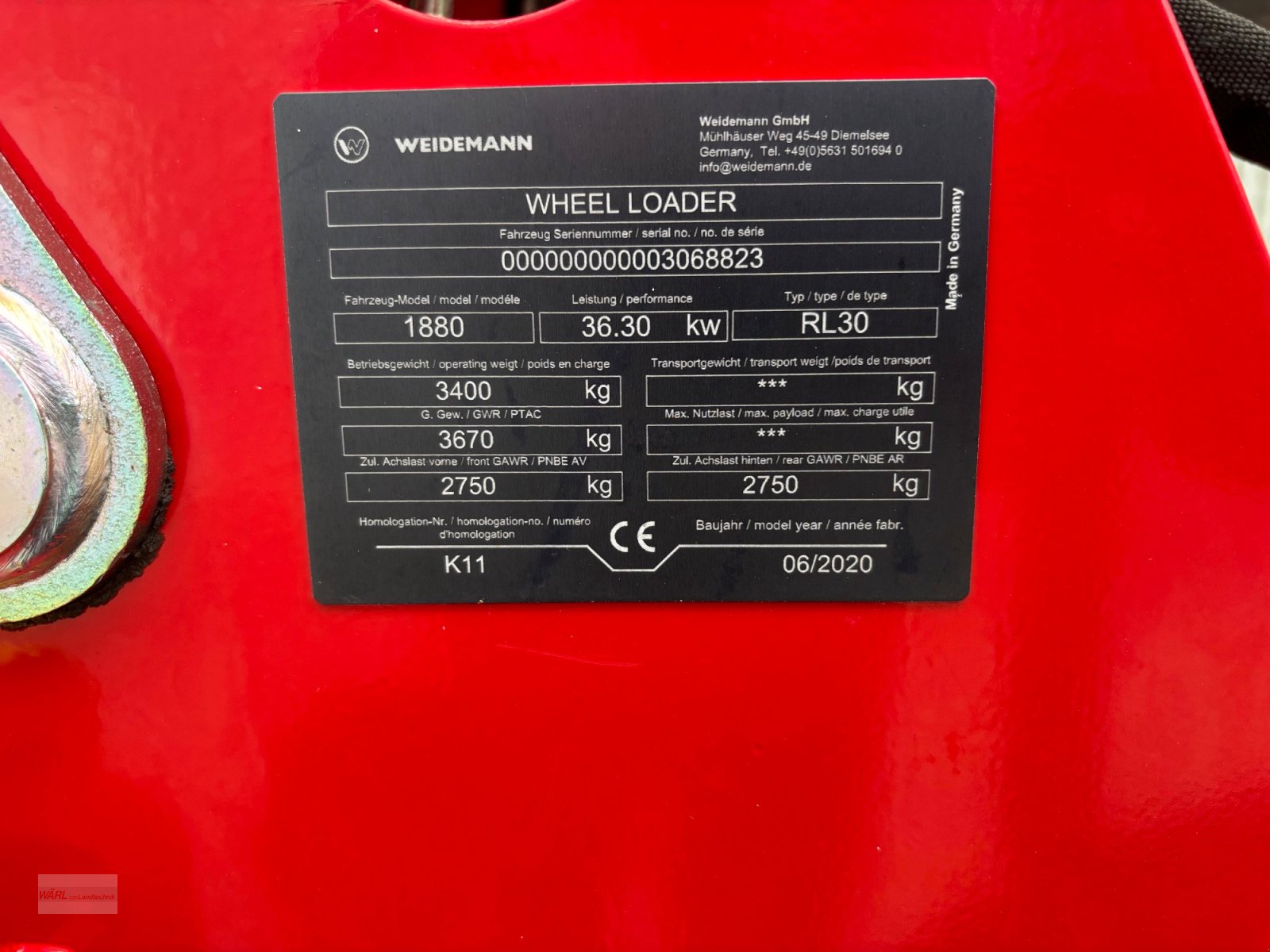 Kompaktlader of the type Weidemann  1880, Gebrauchtmaschine in Mitterscheyern (Picture 14)