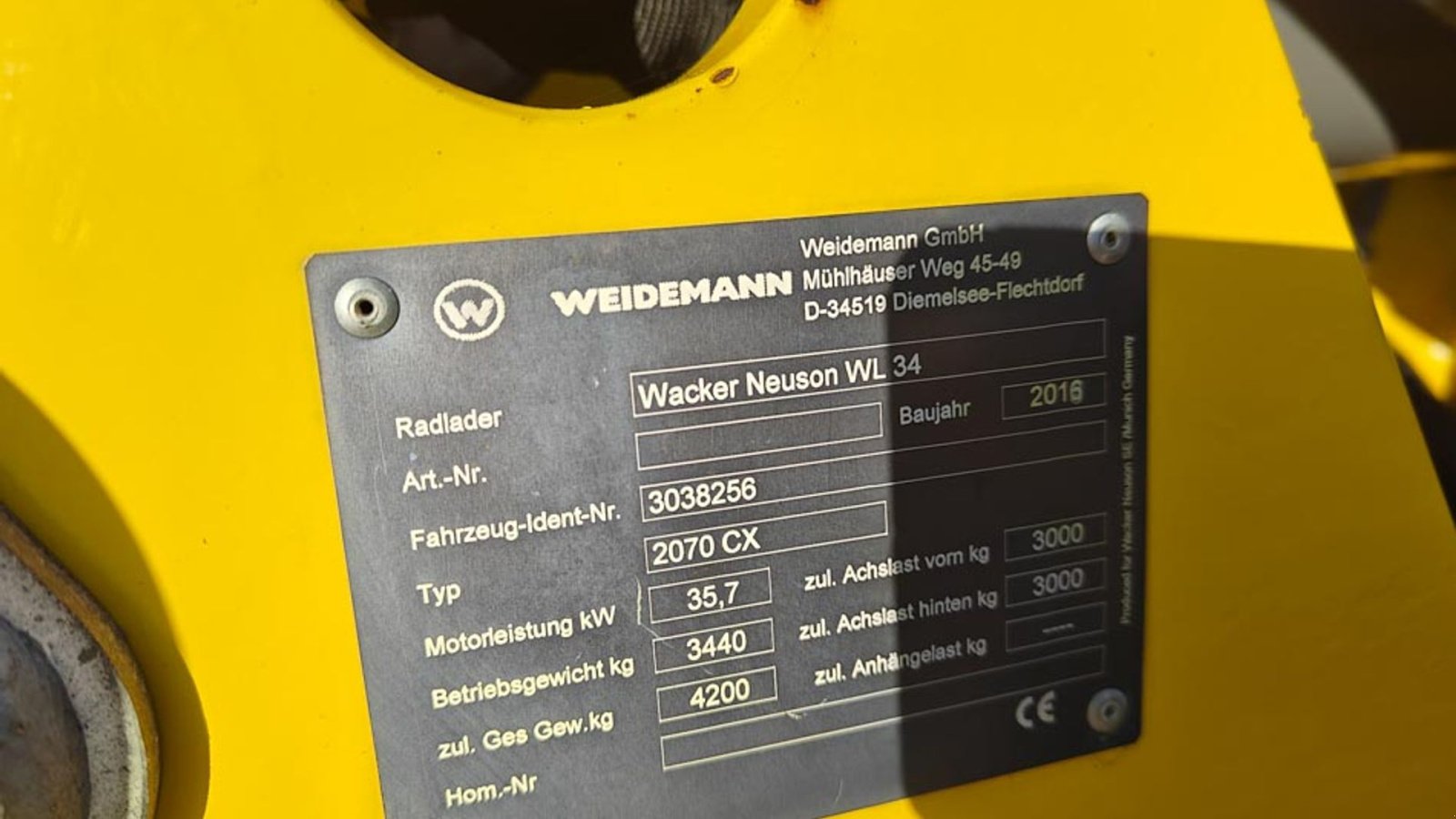 Kompaktlader typu Weidemann  2070 CX, Gebrauchtmaschine v Vrå (Obrázek 20)