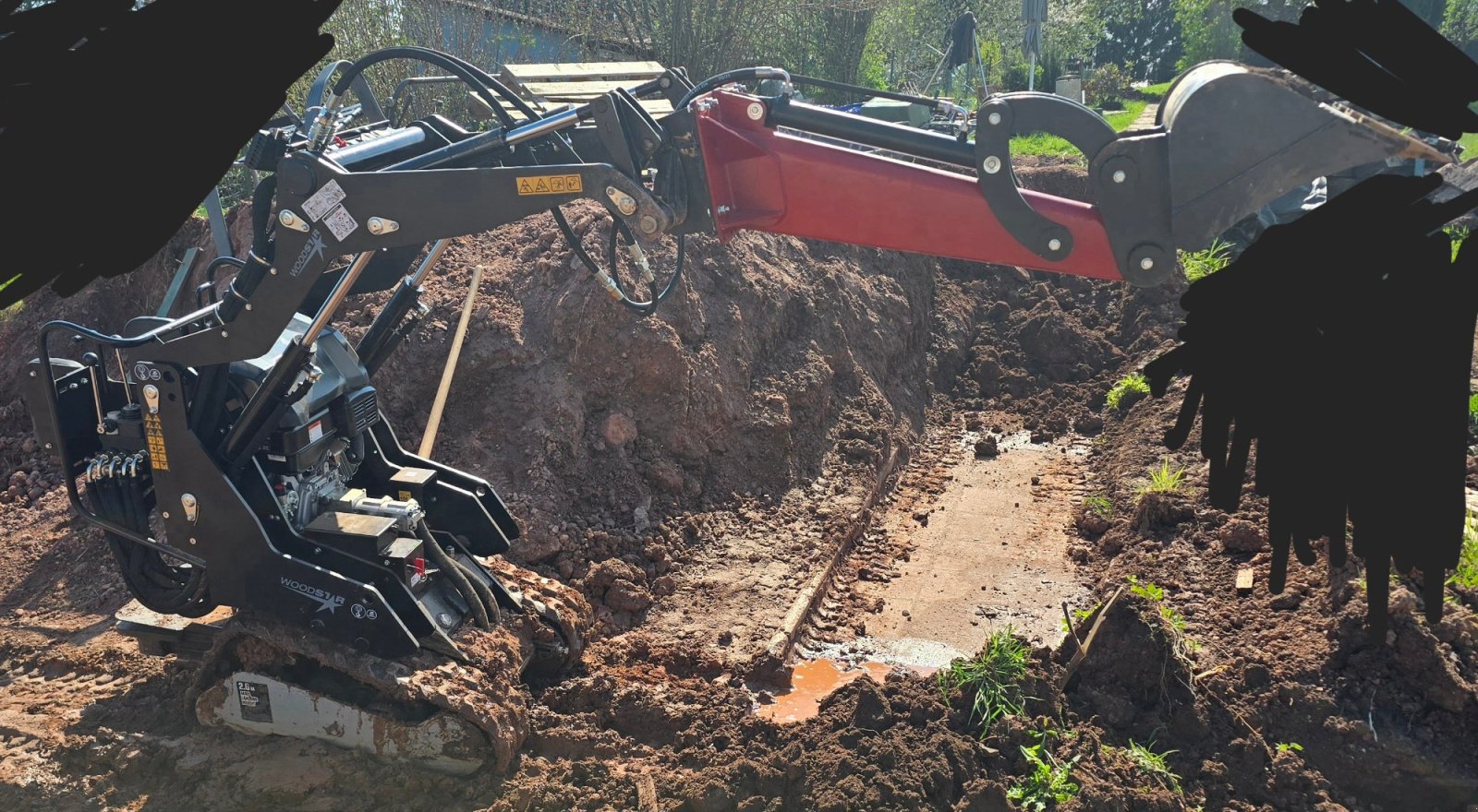 Kompaktlader Türe ait Woodster MSK800, Neumaschine içinde Namborn (resim 3)