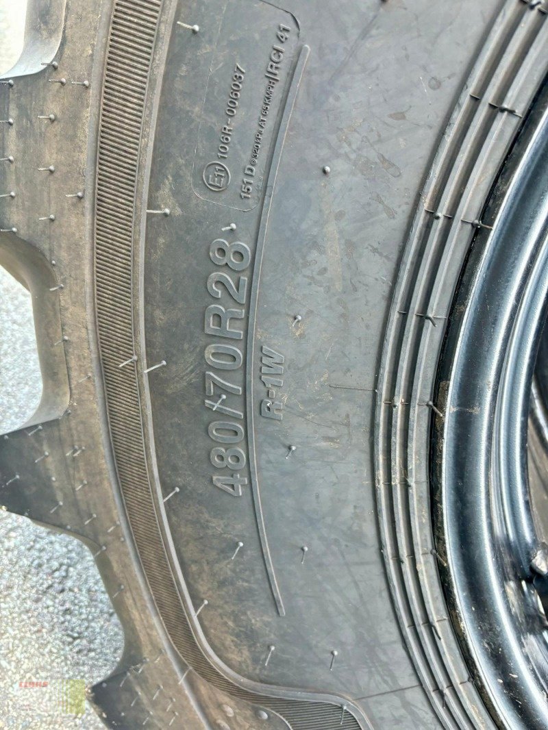 Komplettradsatz typu Alliance 520/85R38 + 480/70R28 Kompletträder, CLAAS ARION, Gebrauchtmaschine v Molbergen (Obrázek 10)