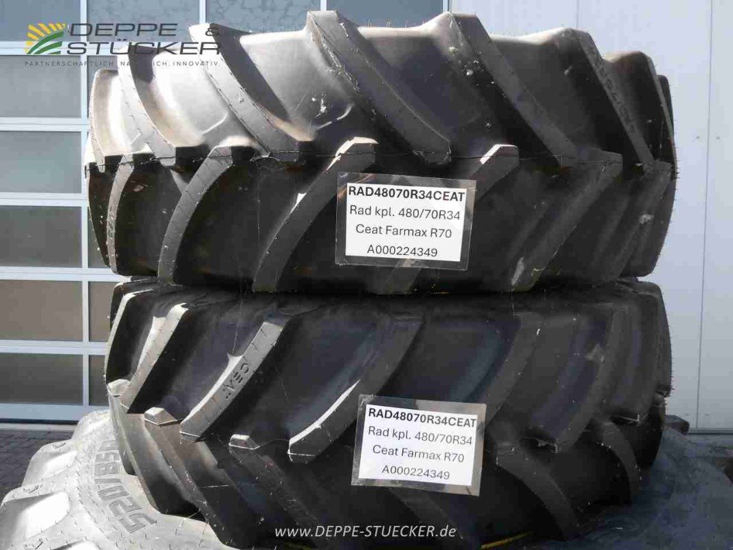 Komplettradsatz des Typs Ceat 480/70R34 / 520/85R46 CEAT Farmax, Neumaschine in Lauterberg/Barbis (Bild 2)