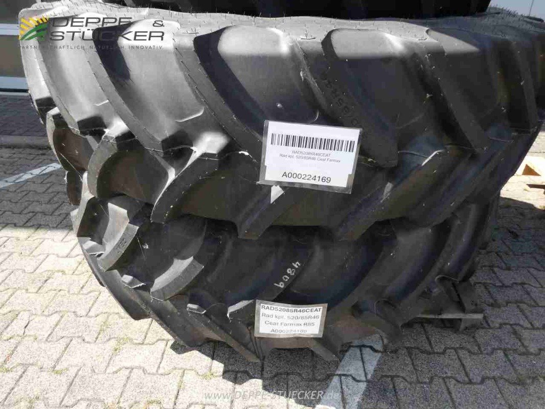 Komplettradsatz des Typs Ceat 480/70R34 / 520/85R46 CEAT Farmax, Neumaschine in Lauterberg/Barbis (Bild 3)