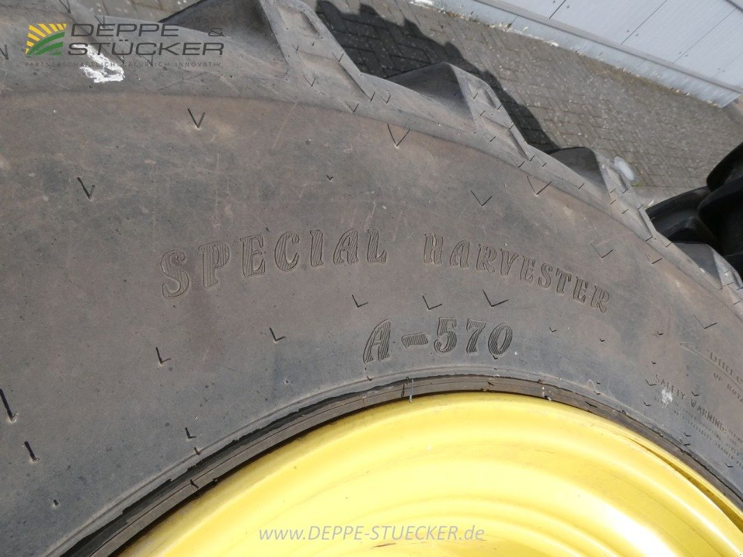 Komplettradsatz des Typs John Deere für Feldhäcksler: VF710/70R42 + 500/85R30, Gebrauchtmaschine in Lauterberg/Barbis (Bild 9)