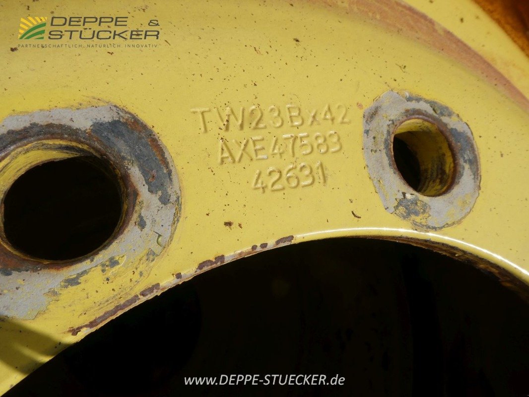 Komplettradsatz des Typs John Deere für Feldhäcksler: VF710/70R42 + 500/85R30, Gebrauchtmaschine in Lauterberg/Barbis (Bild 16)