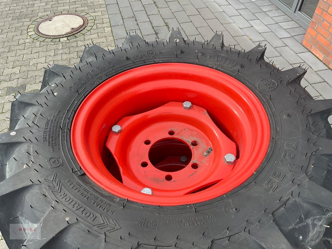 Komplettradsatz typu Kioti 360/70R24 + 280/70R16, Neumaschine v Lippetal / Herzfeld (Obrázek 3)